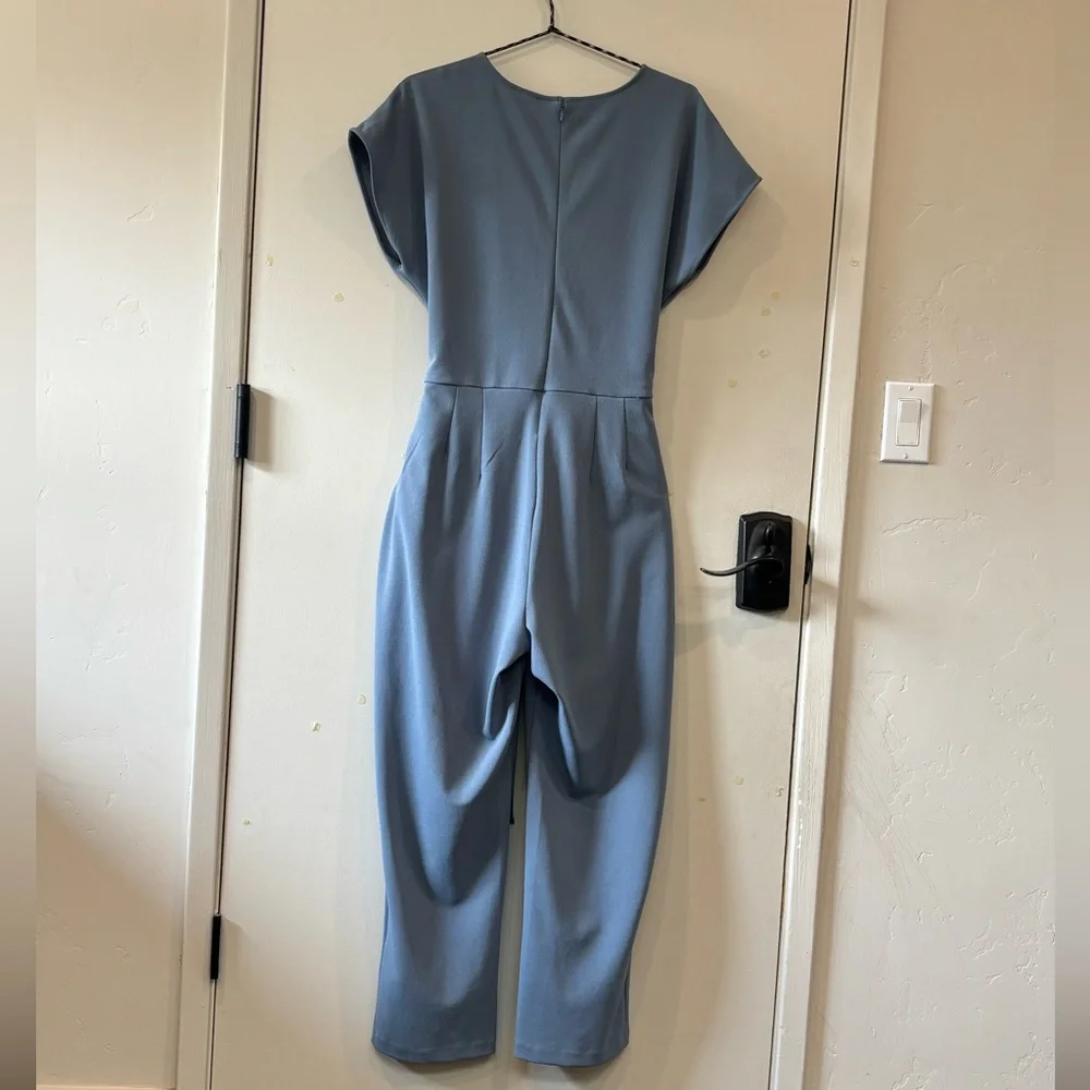 Elegant Blue Women's Jumpsuit - Picture 2 of 2